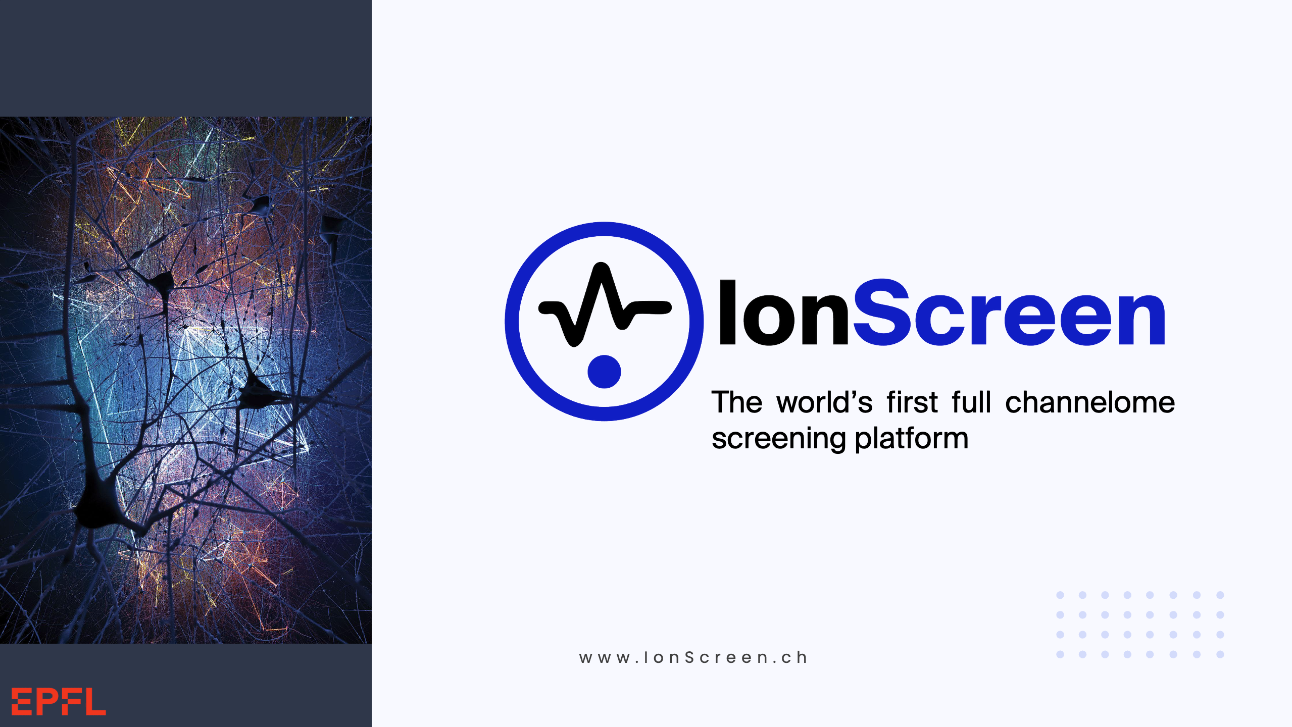 IonScreen Pitch Deck - Slide 1